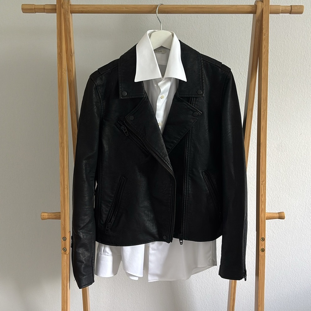 Blank NYC Vegan Leather Moto Jacket
